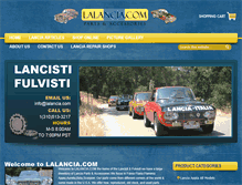 Tablet Screenshot of lalancia.com